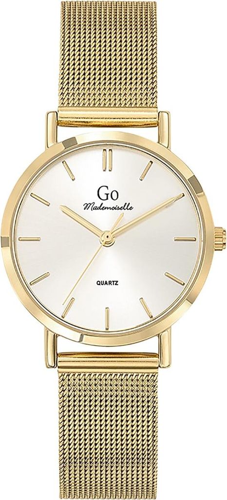 Girl Only Armbanduhr gold Edelstahl Mademoiselle Damen Analog-Quarzuhr UGO695989