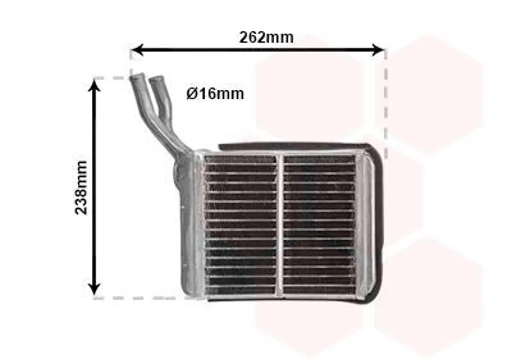 Radiateur de chauffage habitacle Opel Frontera A pour l'hiver