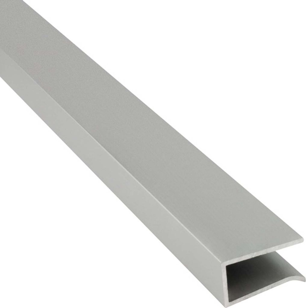 G03 LED Glaskantenprofil Kühlprofil Silber 1m Produktbild 