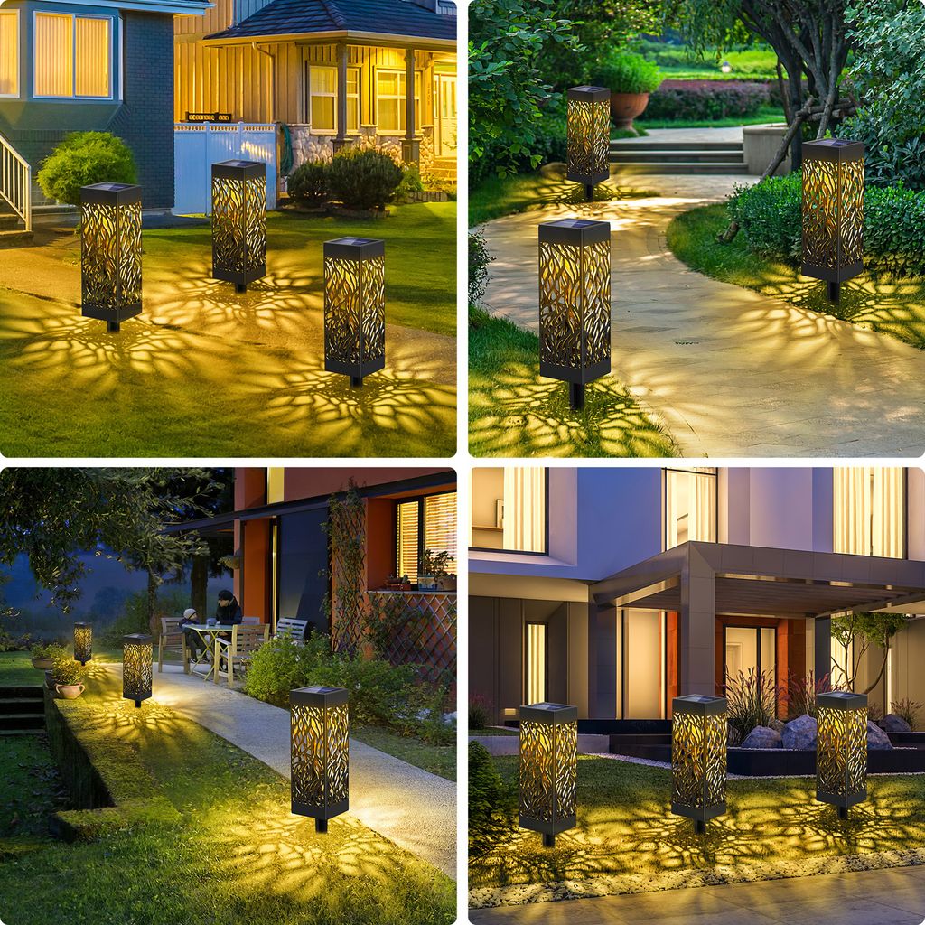 Speed 6x LED Solarleuchte ABS Gartenlampe Nacht-Beleuchtung Produktbild 10
