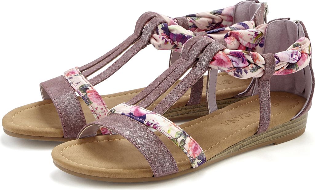 LASCANA Sandale lila Größe 40