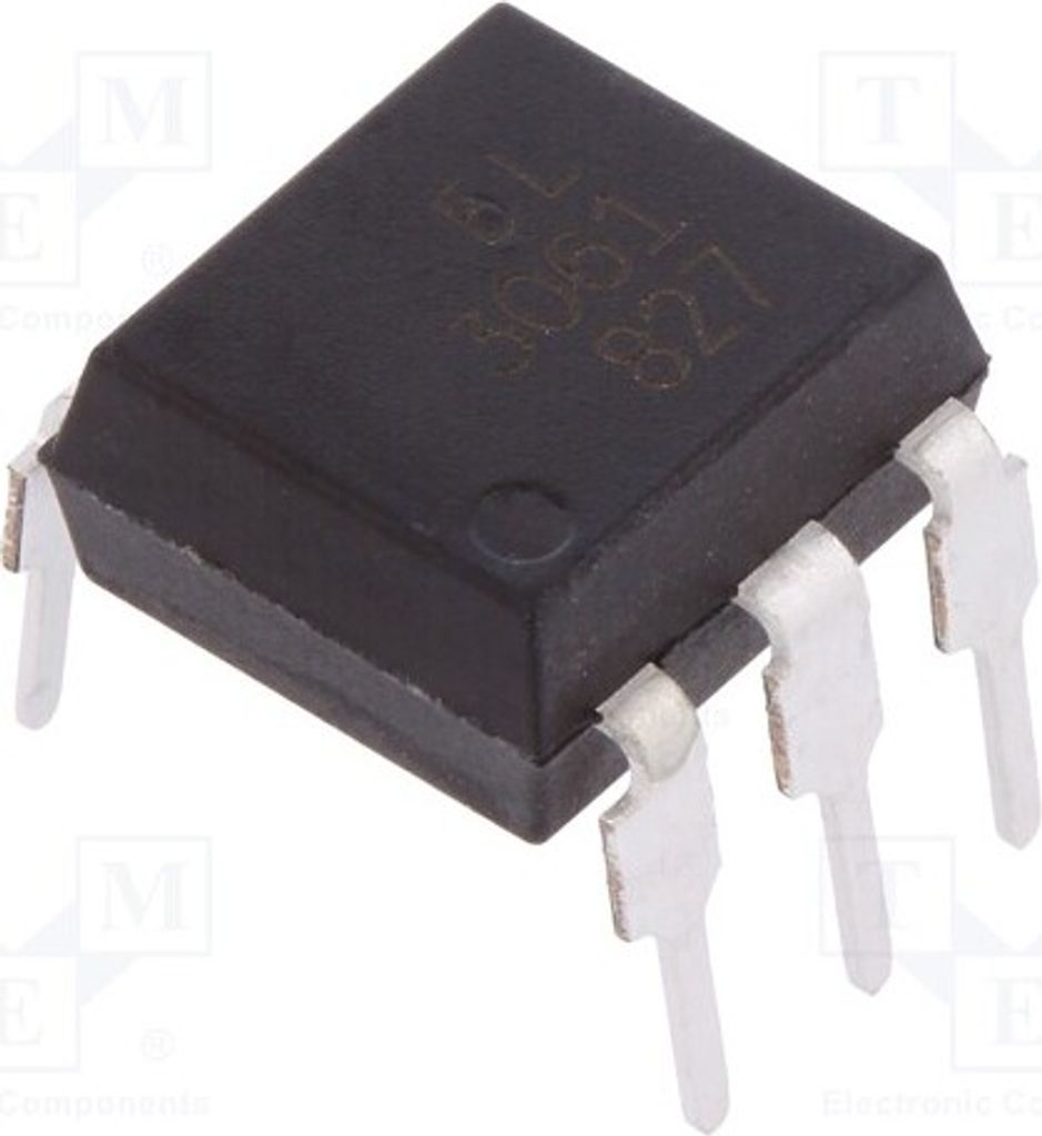 1x Optotriac Kanäle: 1 bei Nullschaltung DIP6 1kV/μs EL3061 Opto-Triacs 5kV