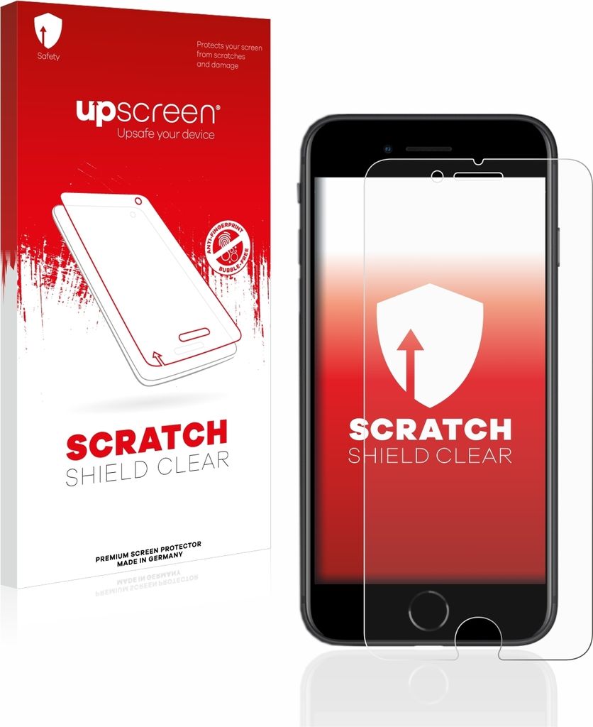 upscreen Schutzfolie für Apple iPhone SE 2 / SE 3 Displayschutz Displayschutzfolie Folie Klar Transparent