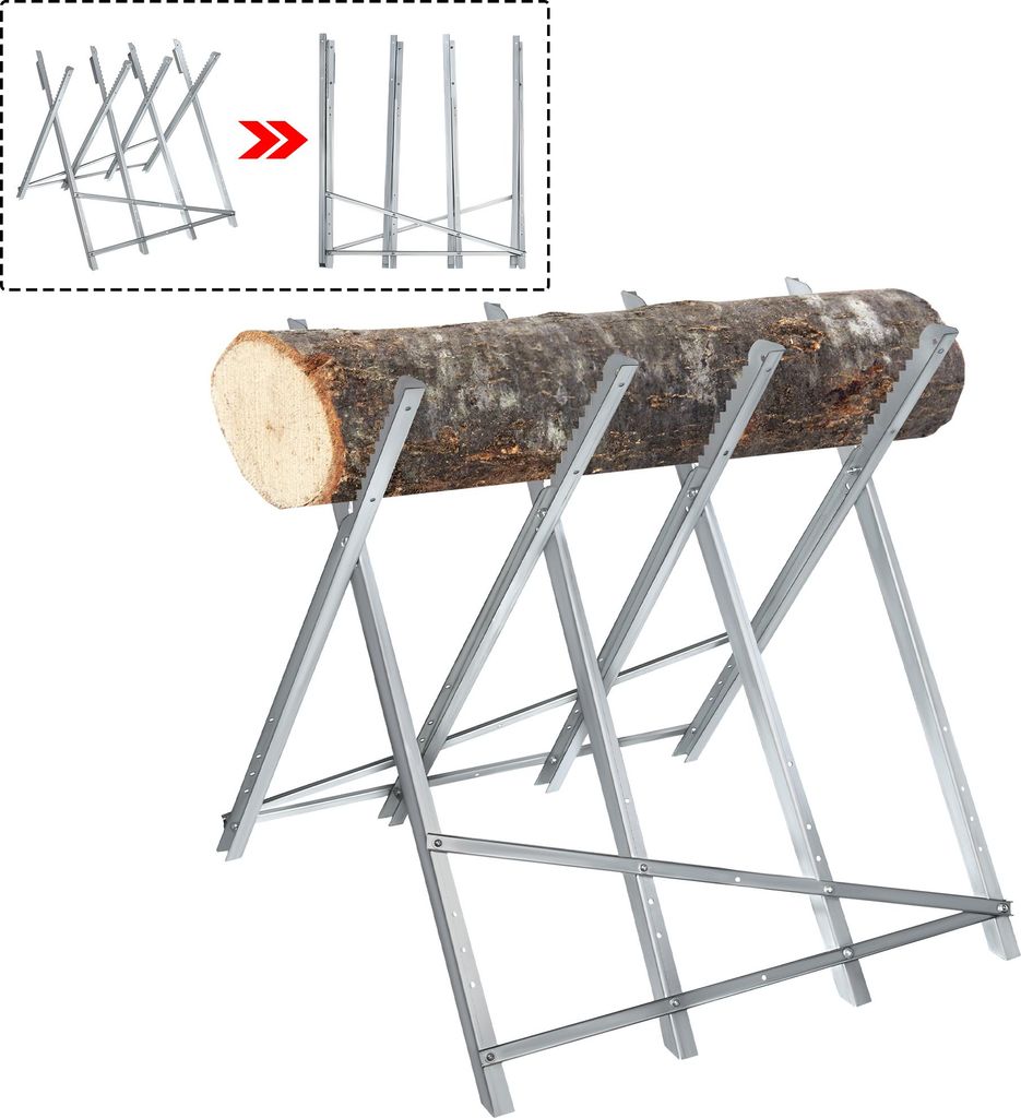 XINZI chevalet de sciage pliable, chevalet de coupe en bois Image du produit 