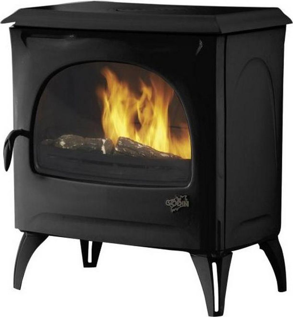 7 kw mattschwarzer holzofen Godin 388113A