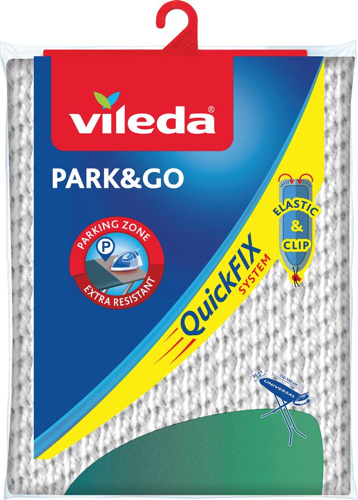 Vileda Park+Go, Bügelbrettabdeckung, Baumwolle, Schaum, Produktbild 
