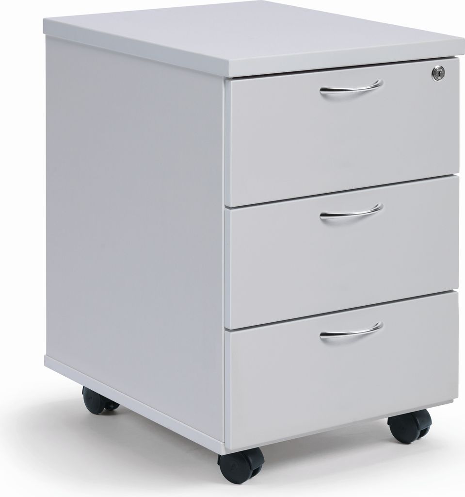 Rollcontainer 3xSchub 58,5x40,7x50cm lgr