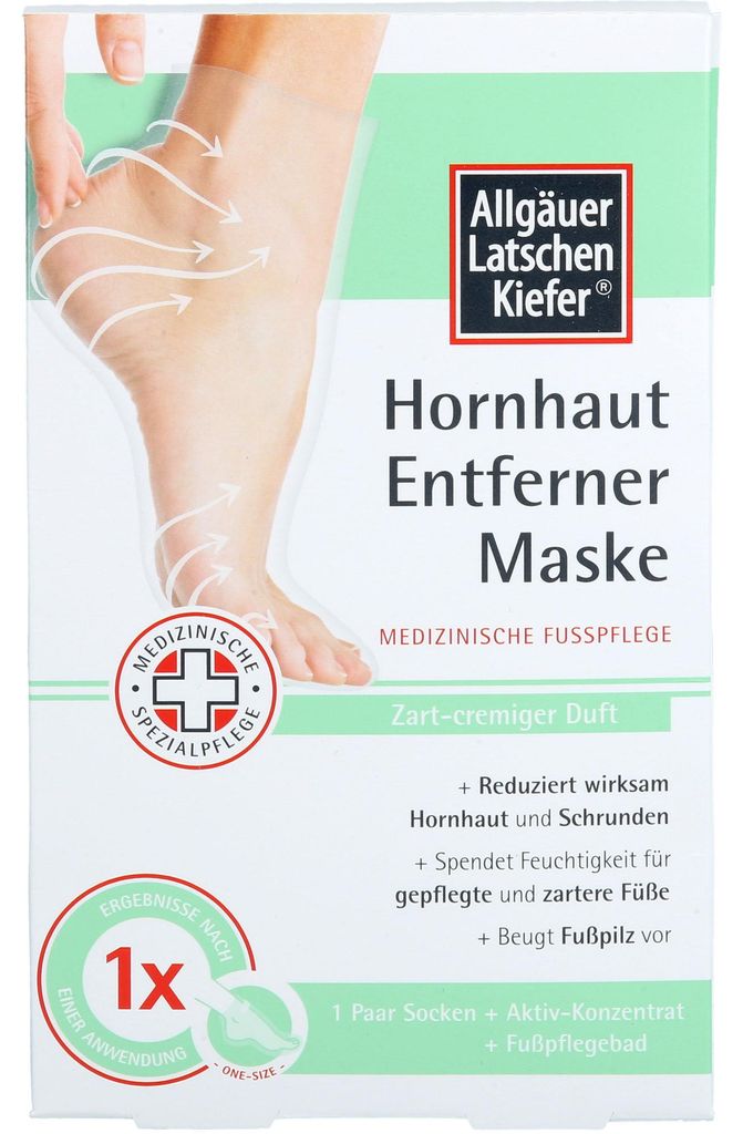ALLGÄUER LATSCHENKIEFER Hornhaut Entf.Maske cremig Set, 1 Produktbild 
