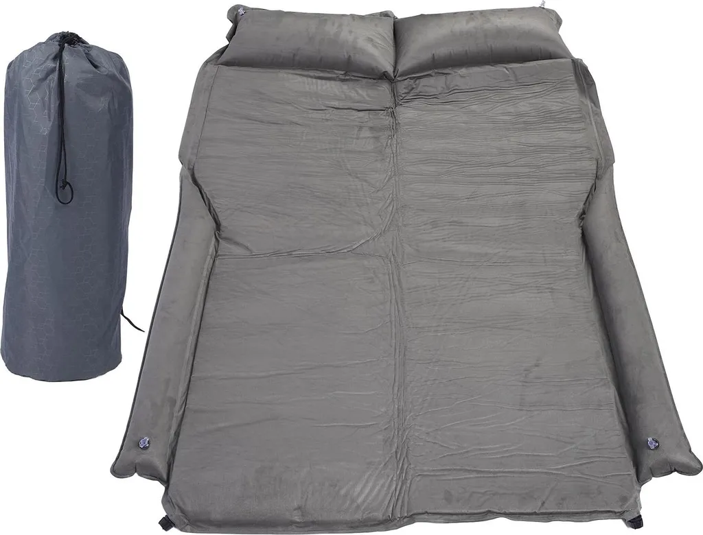 Lit de camping SUV gonflable avec ailes latérales pour monospace gris - 3