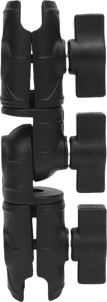 Doppelsockel-Schwenkarm mit zwei 1-Zoll-Kugelpfannen, hochbeständiges Nylon für Motorrad- und Autotechnikmaschinen