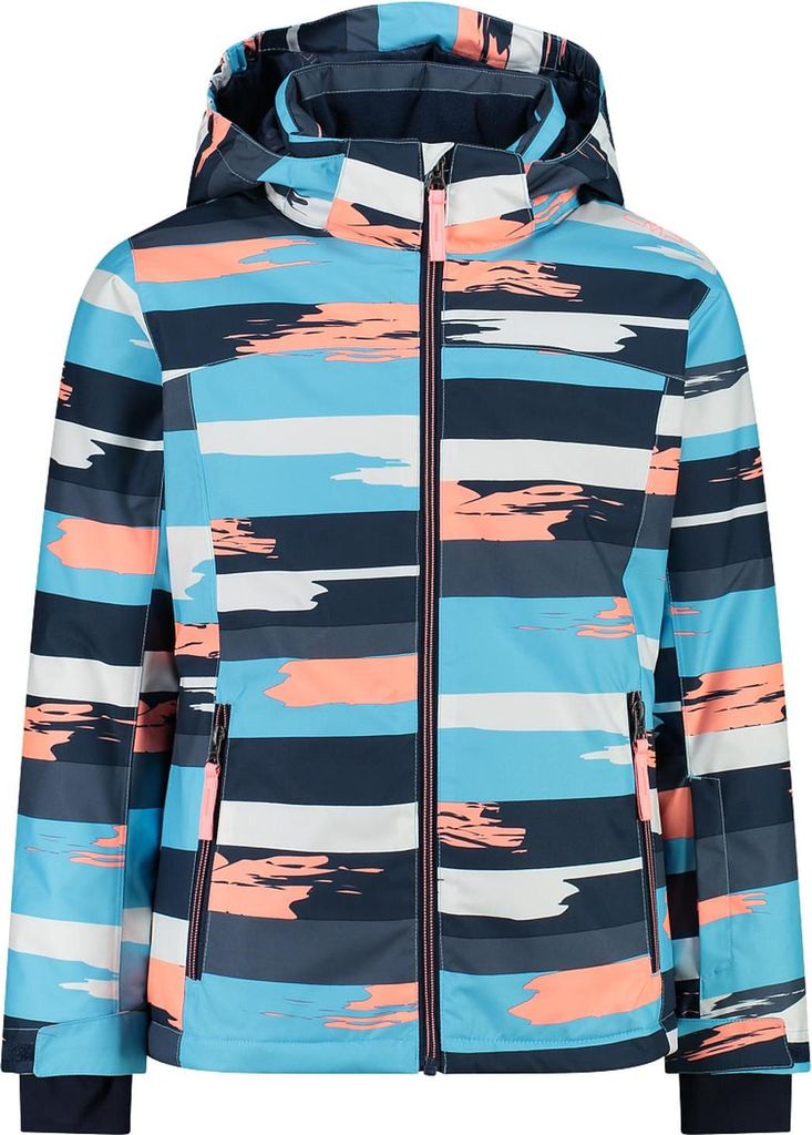 CMP KID G JACKET SNAPS HOOD dk.blau/gemustert 176 Produktbild 