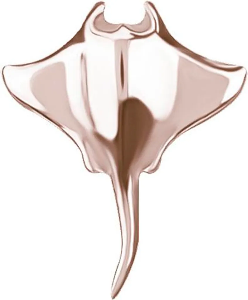 Écrou Push-in or rose PI-029 pour bijoux de piercing sans filetage