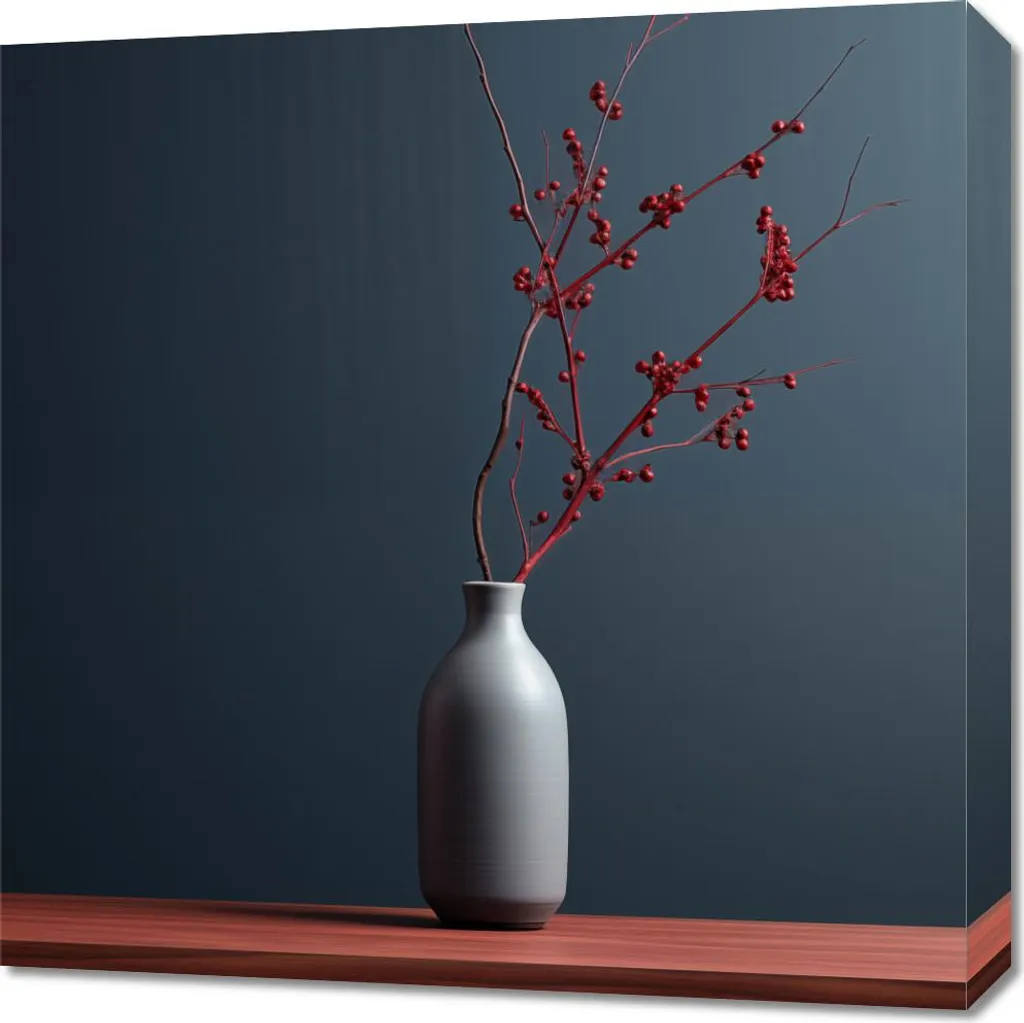 Decorazione Parete Minimal Natura 60x60 - Quadro Canvas Minimalista