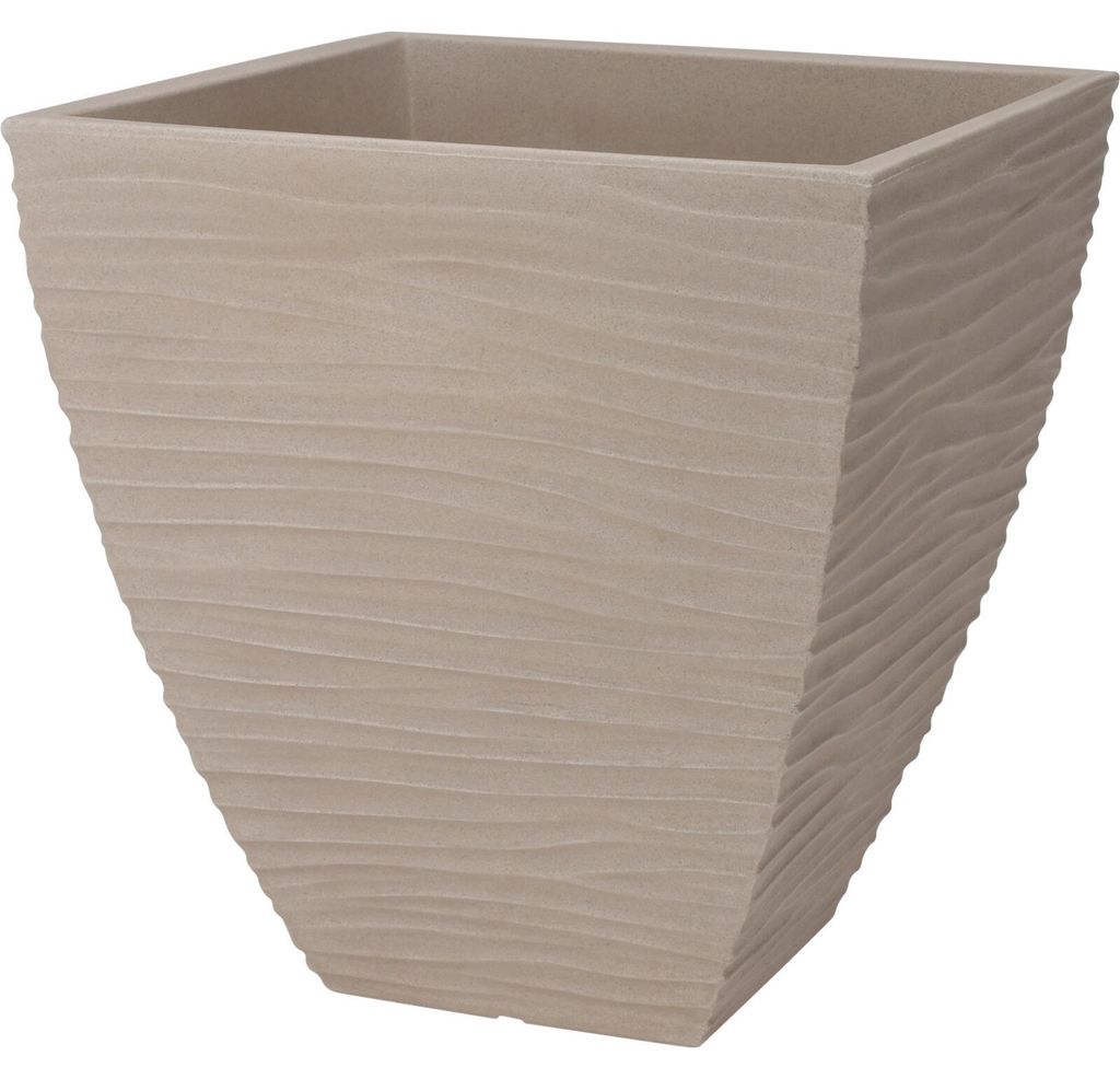 Blumentopf 40x42cm Kunststoff 1 Stück Beige Produktbild 