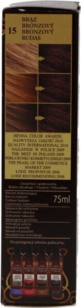 VENITA Henna Farbbalsam mit Henna-Extrakt 15 Braun 75ml Produktbild 