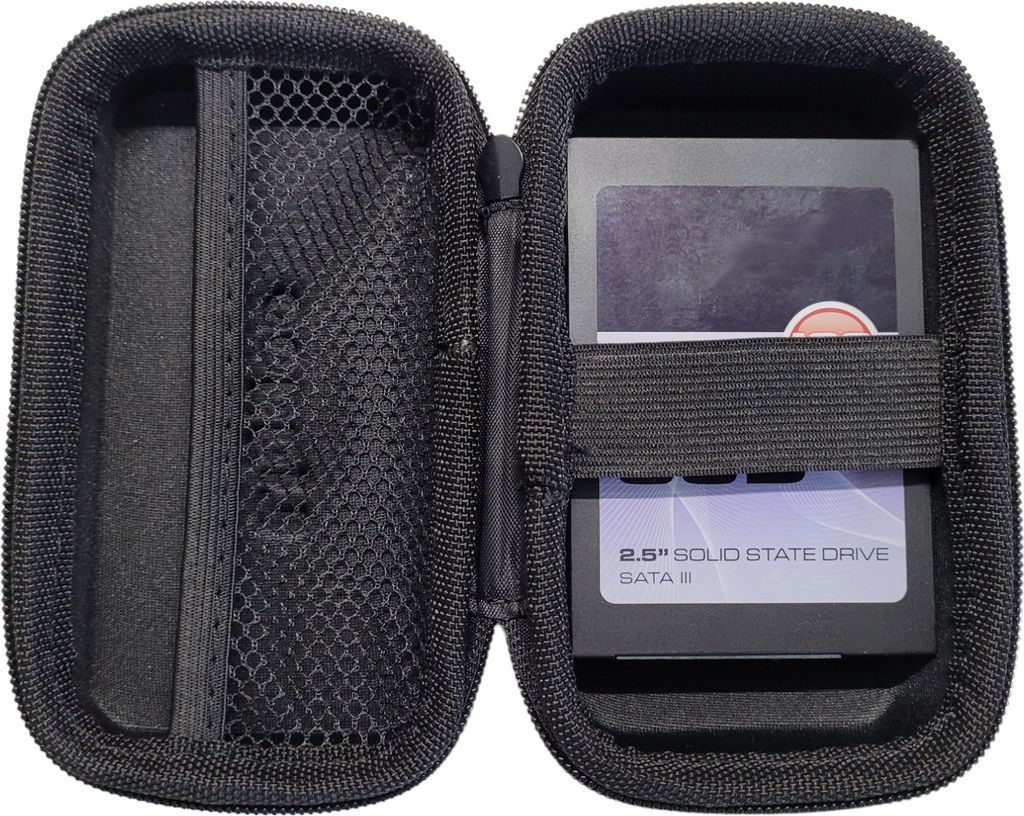 Schutztasche Hardcase Hartschalenetui für Festplatten SSD Produktbild 