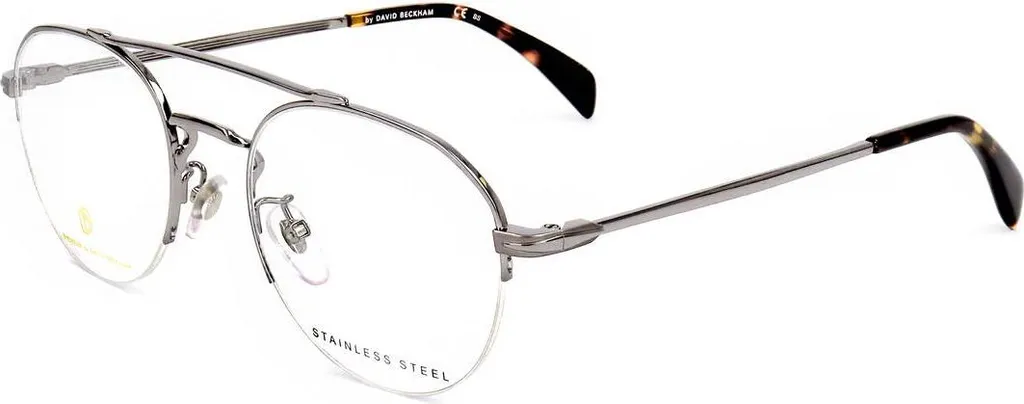 Monture de lunettes homme David Beckham DB 7014 gris foncé métal 51mm