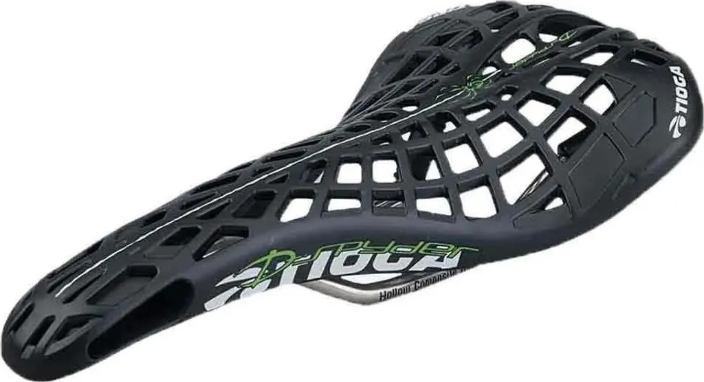 Selle Tioga D-Spyder Argent 130 mm Ultra Légère avec Structure Aérée