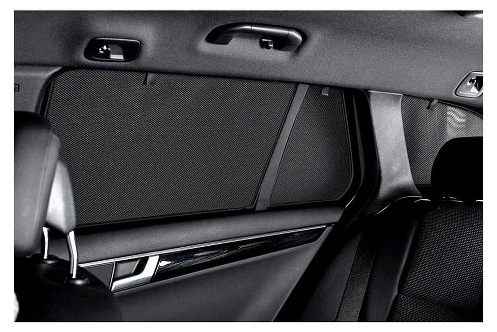 Satz Sonnenschutz für Peugeot 3008 II 2016- (6-teilig), Schwarz