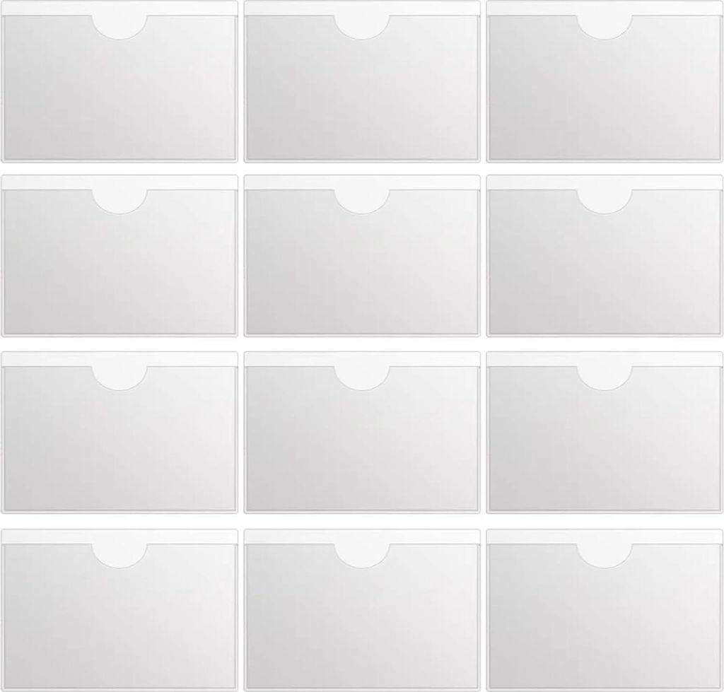 Set mit 12 Ausweishüllen für Behinderte, 6x9cm, transparentes PVC, für Führerscheine, Ausweise, Parkausweise