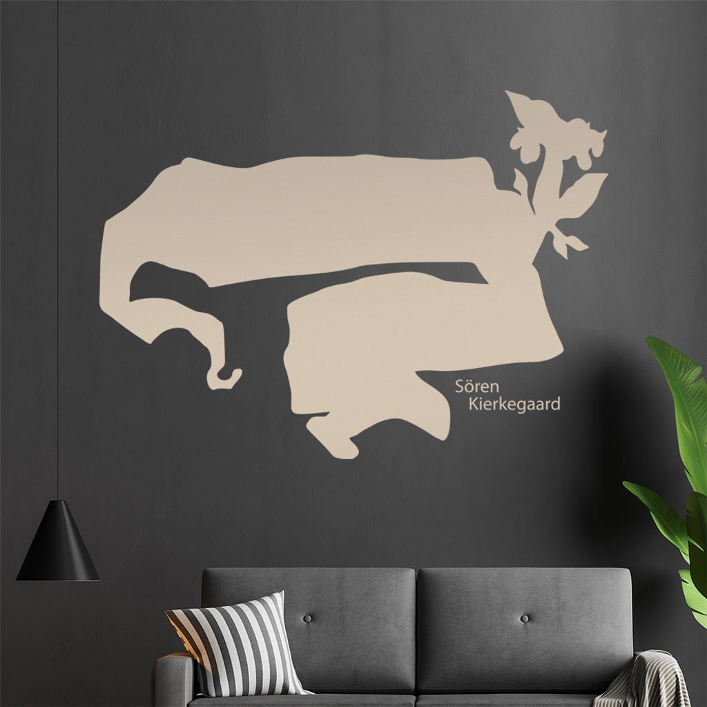 Verstehen kann man das Leben ... Wandtattoo in 6 Größen - Wandaufkleber Wall Sticker - Dekoration, Küche, Wohnzimmer, Schlafzimmer, Badezimmer