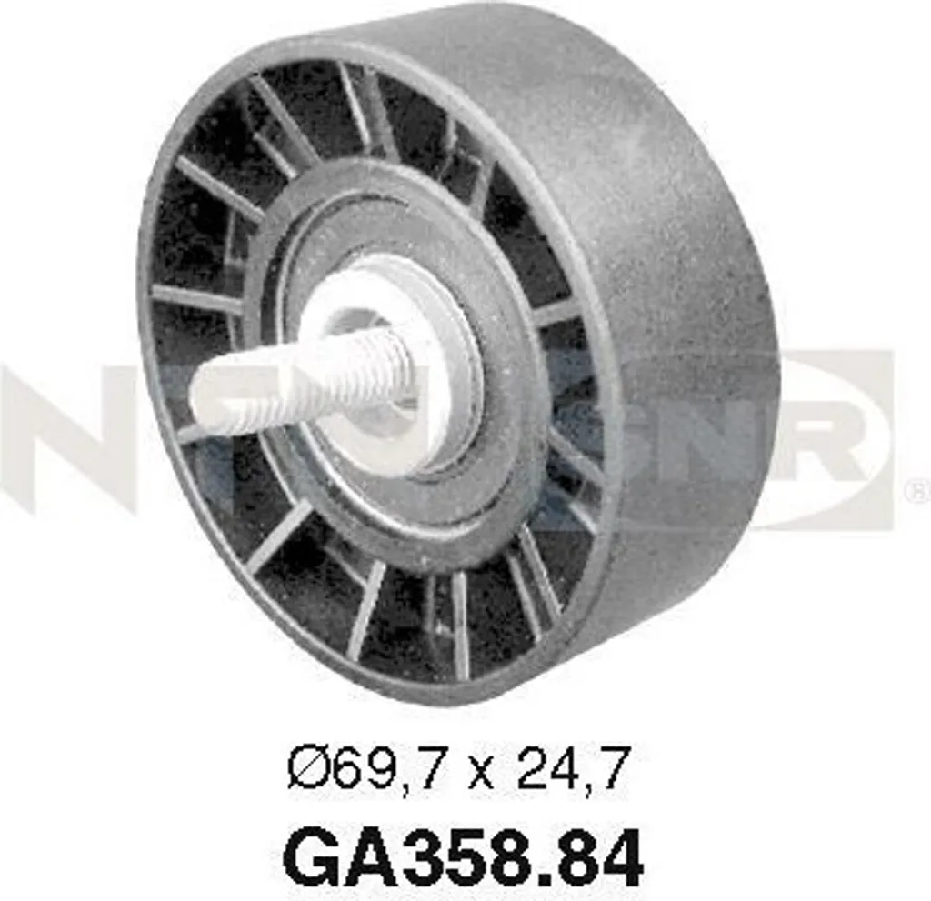 Stopper les Sifflements de Courroie Ducato avec le Galet SNR GA358.84