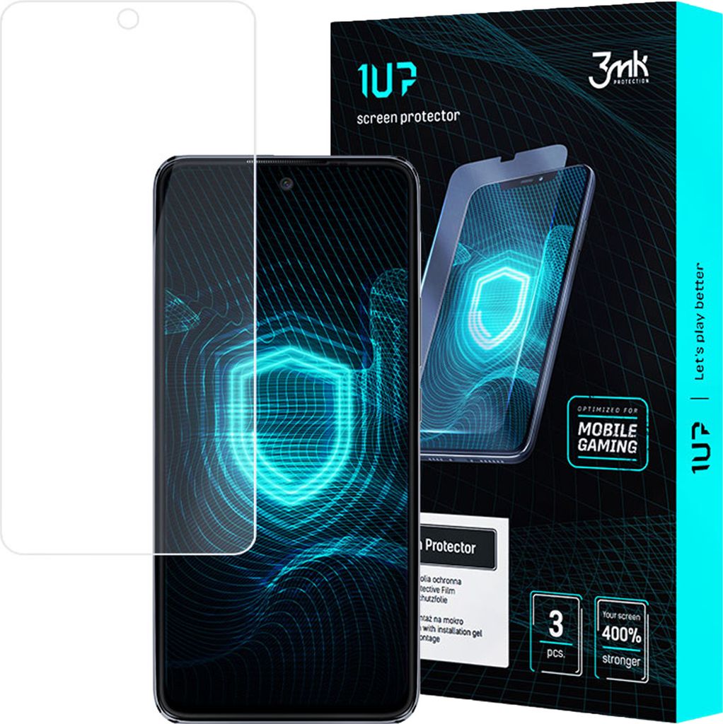 3mk Display Schutzfolie 1UP für Kruger & Matz Live 9S transparent Gaming (3 Stück)