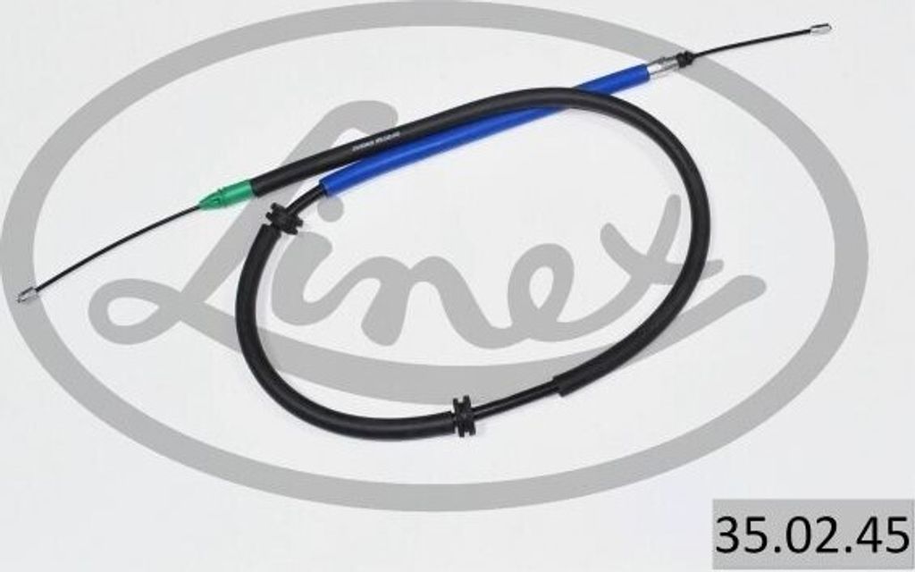LINEX Handbremsseil Bremsseil 35.02.45 Links für RENAULT KANGOO (KC0/1) 1525/1235mm
