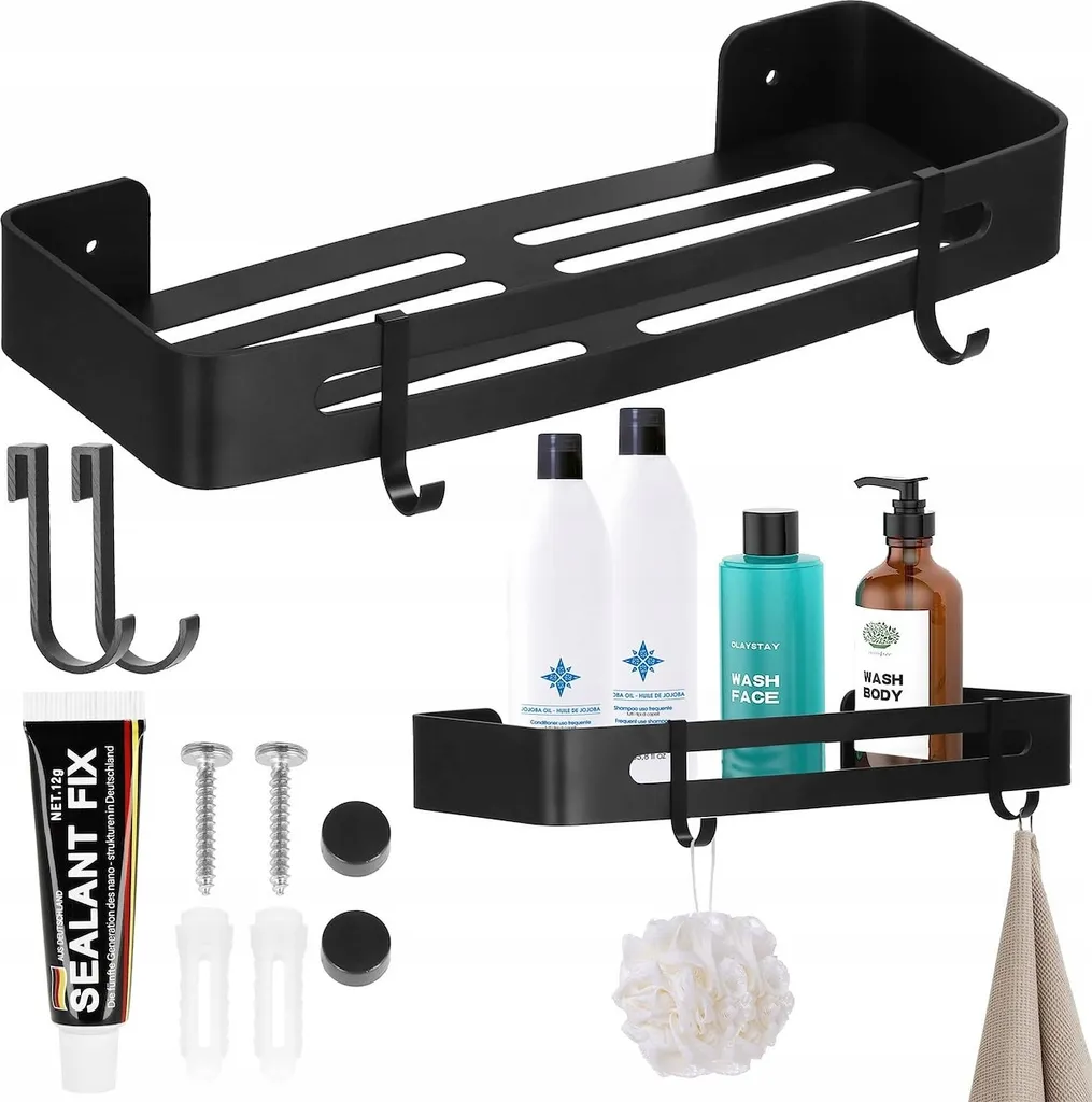 Organizer Bagno Ha5180 - Scaffale 3 Ripiani per Detersivi e Asciugamani