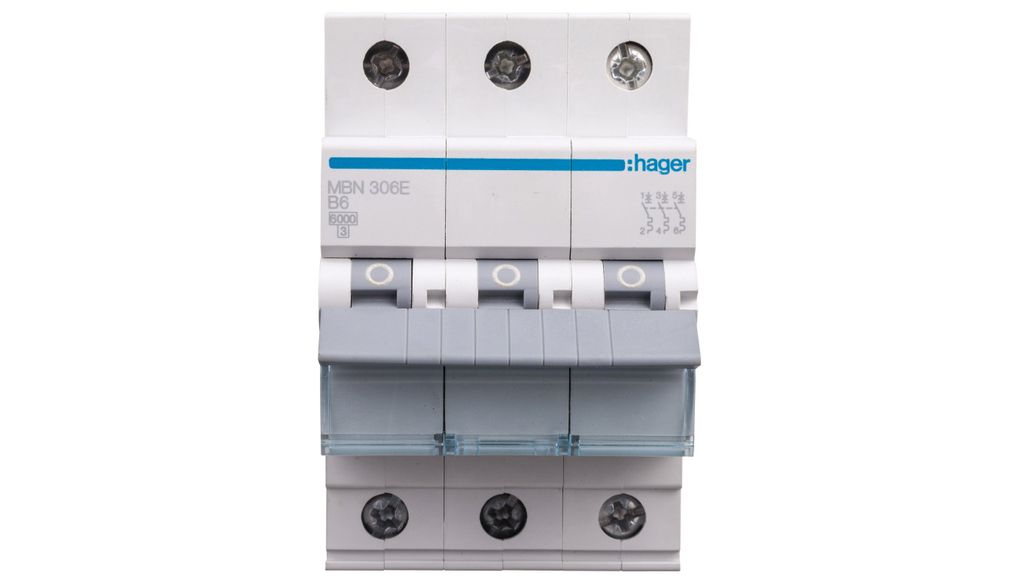 Hager MBN306E, 230 - 400 V Obrázek produktu 