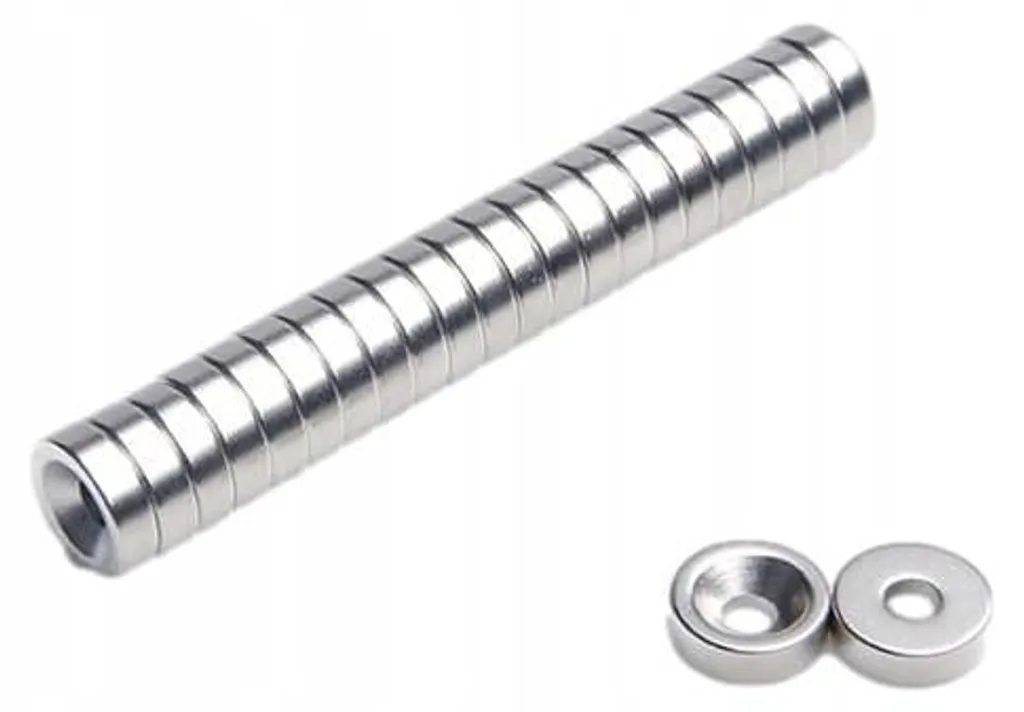 Aimants de fixation MP pour vis néodyme N38 10mm montage mural 100x