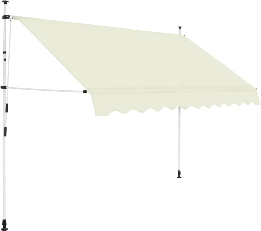 Tenda da Sole Manuale 250 cm Crema | Arredo Esterno The Living Store