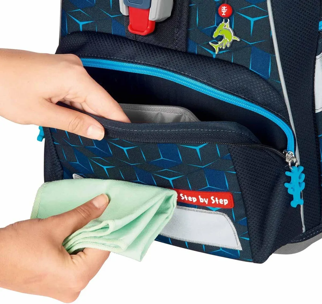 Cartable Scolaire CP CE1 Shark Dexter Step by Step SPACE SHINE 5 Pièces - 7