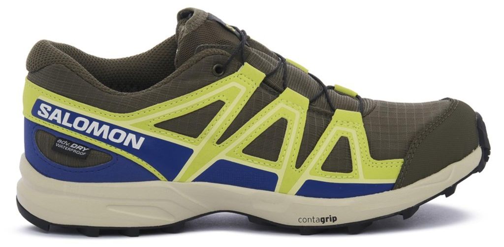 Salomon SPEEDCROSS WP J Grape Leaf/Bluing/Acid Lime 36