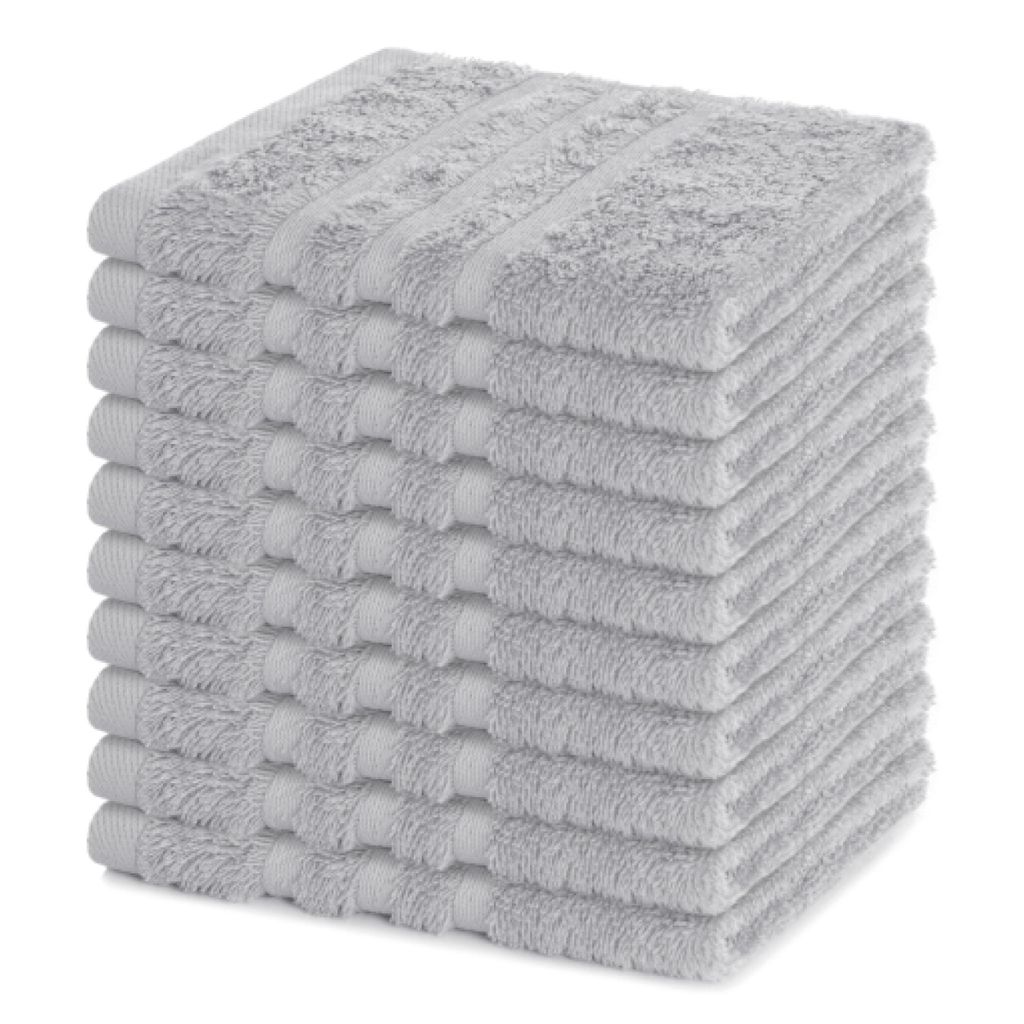 Lavea® Seiftuch 10er Set 30x30 cm, 100% Baumwolle, Produktbild 