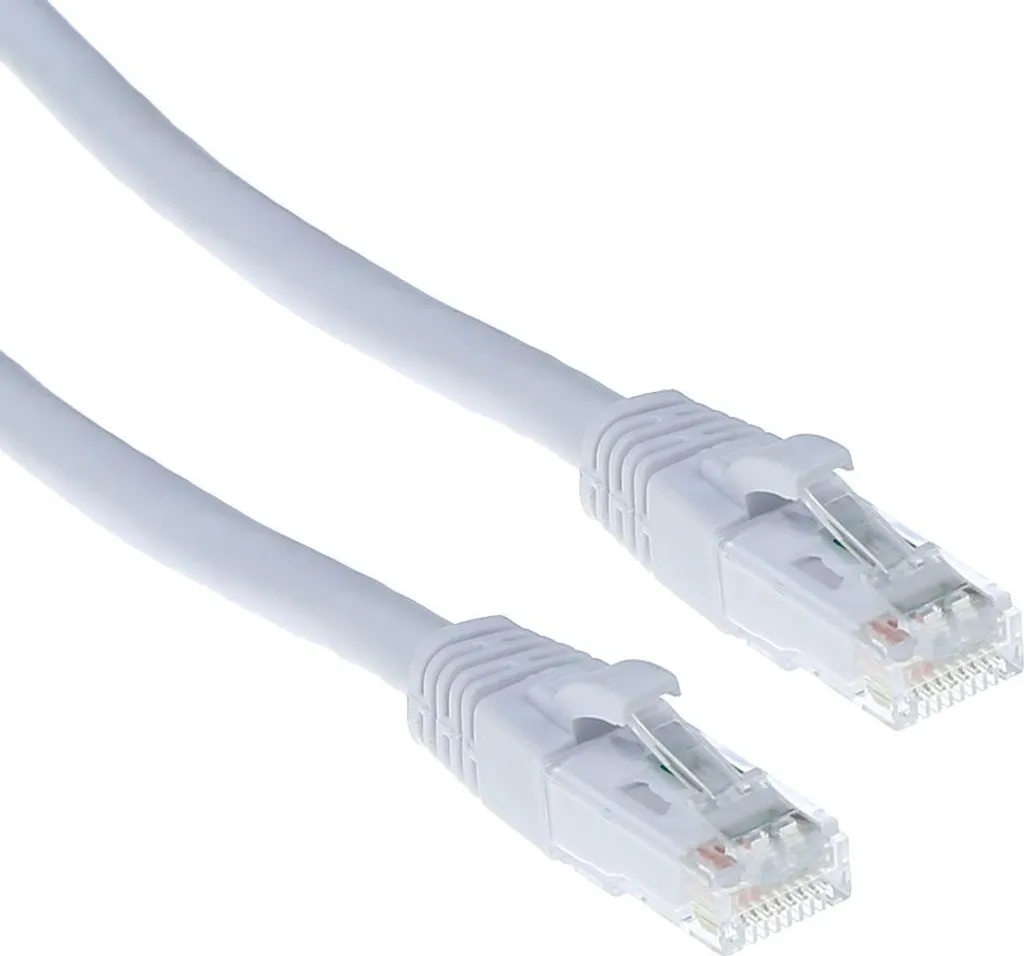 Câble réseau Cat6a UTP 20m ACT IB6320 blanc pour routeur et box internet