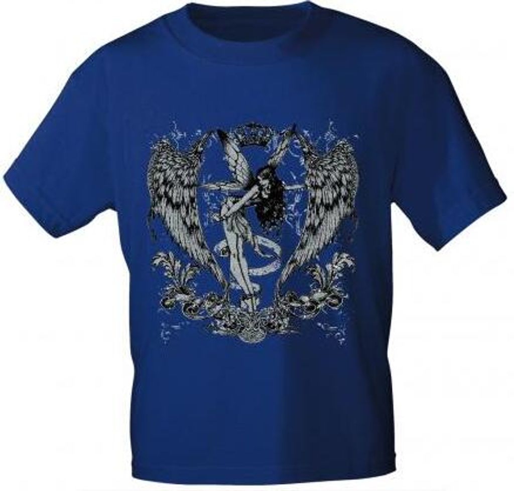 T-Shirt mit Print - Fee Krone Crown - 10898 - Gr. S-2XL Produktbild 