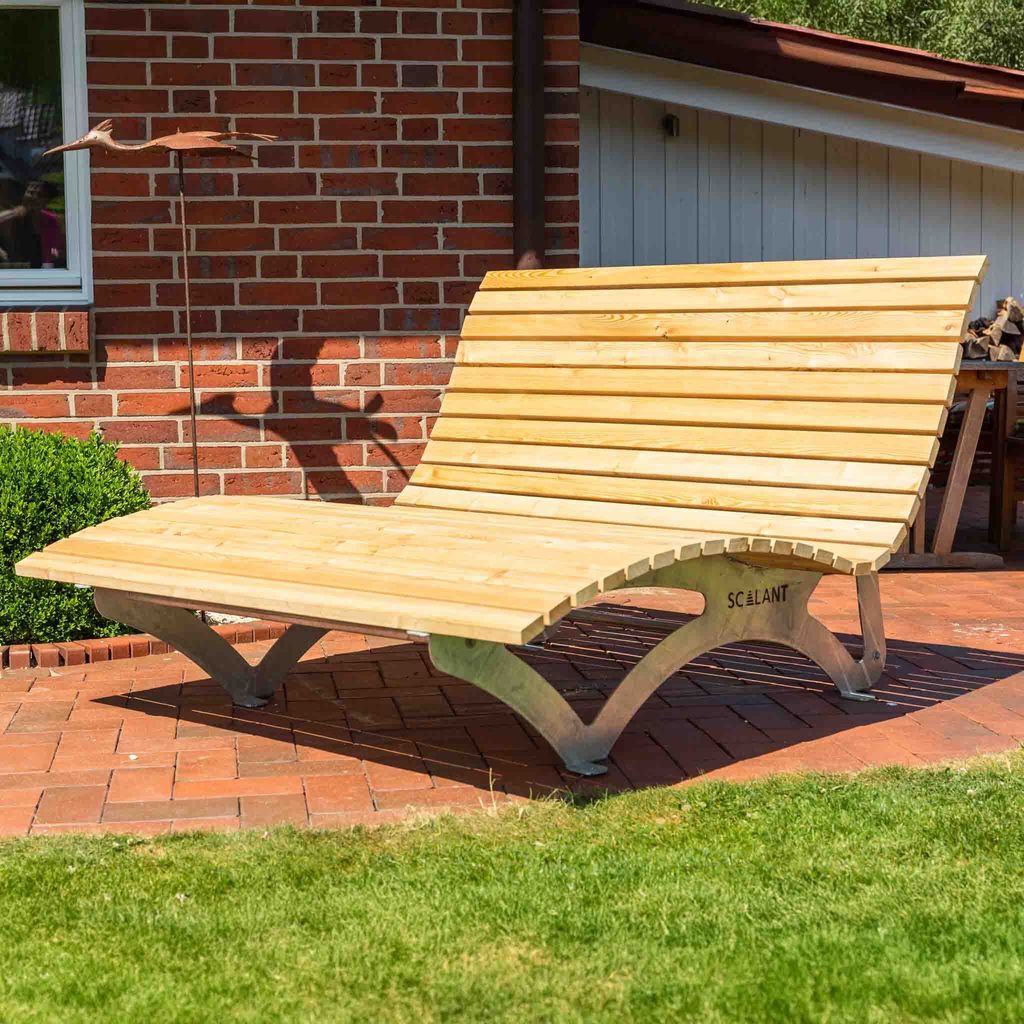Waldsofa Classic, Lärche, Wellenliege, Sonnenliege Produktbild 