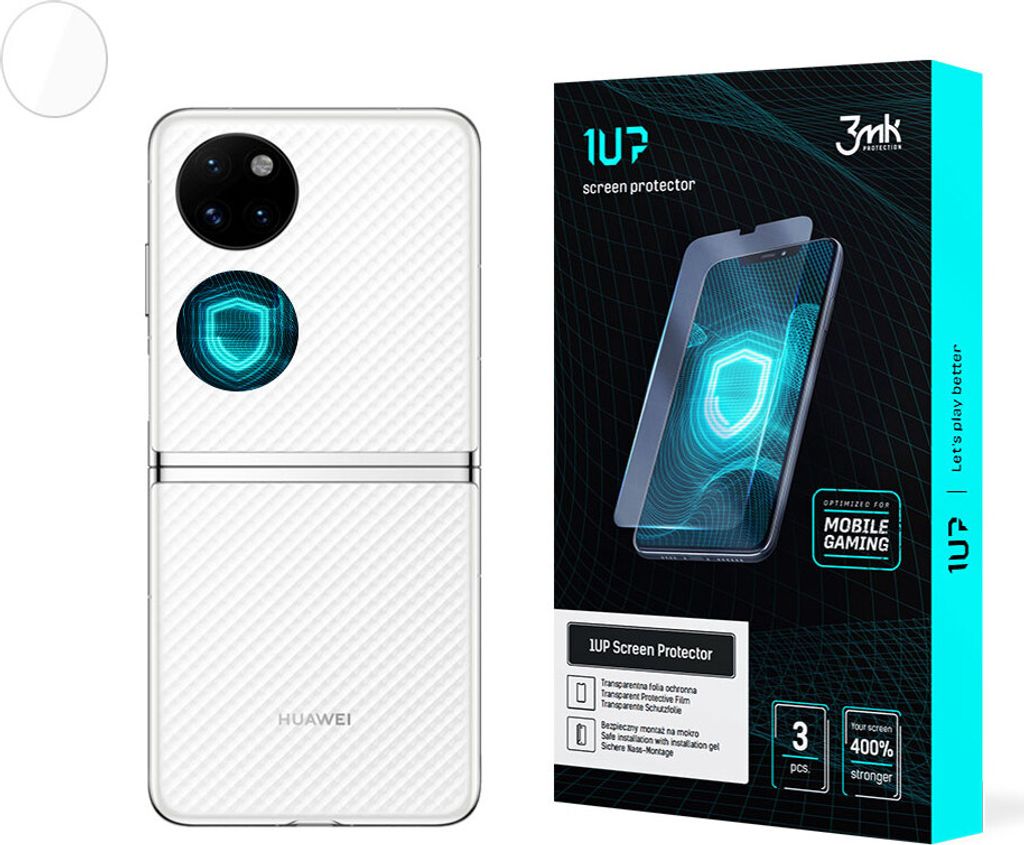 3mk Display Schutzfolie 1UP für Huawei P50 Pocket (Front) Produktbild 