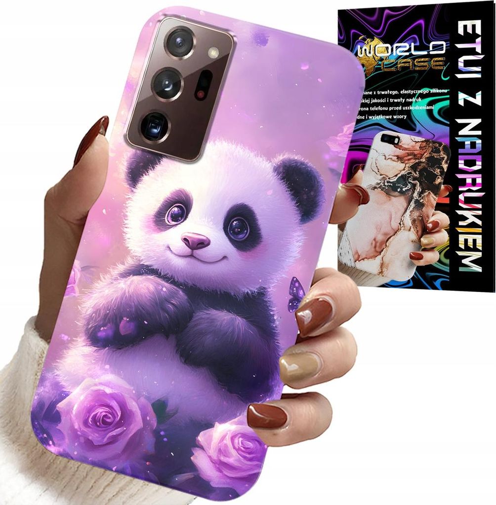 Hülle Für Samsung Note 20 Ultra - Niedliche Panda-Designs Für Kinder + Folie