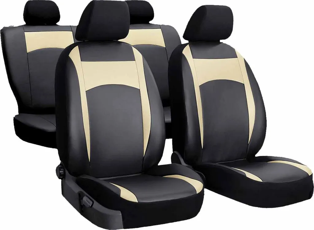 Set Coprisedili Auto per VW Golf 6 Beige - Protezione Universale Nuova - 11