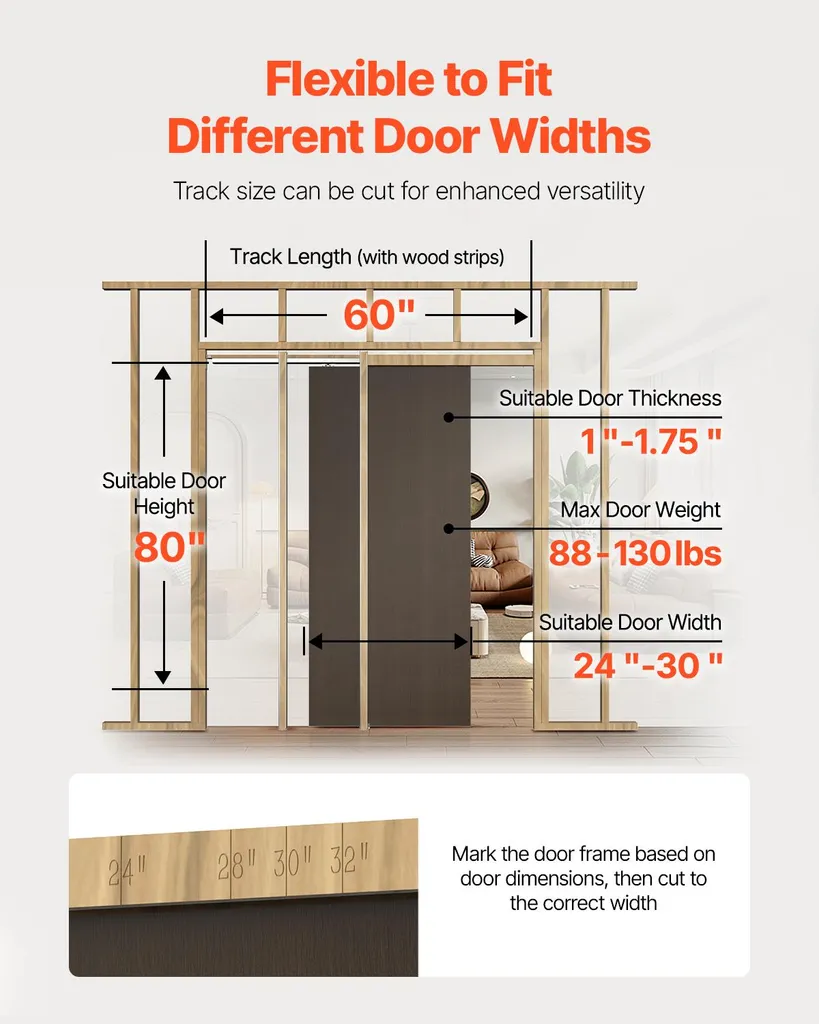 Structure de Porte Escamotable en Acier pour Gain de Place Intérieur - 6