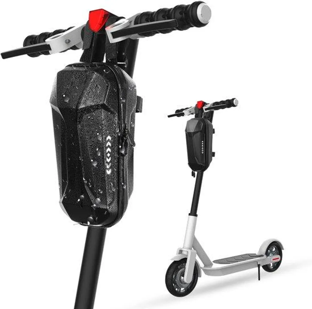 Rangement guidon trottinette électrique : sac 3L pour chargeur et mobile