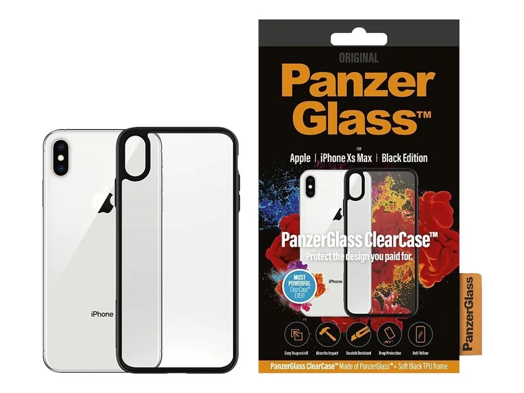 Coque iPhone Xs Max PanzerGlass ClearCase - Idéale pour Usage Quotidien