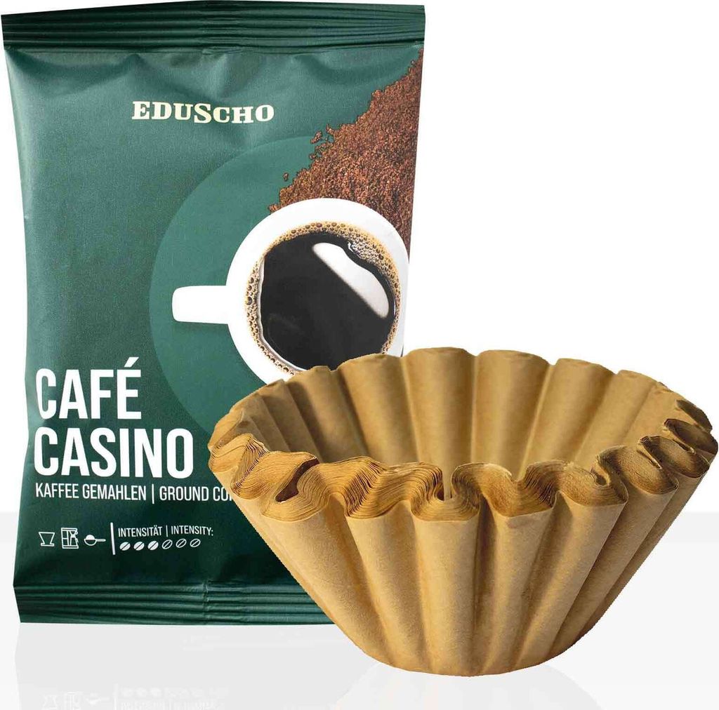 Tchibo / Eduscho Café Casino 42 x 60g Kaffee gemahlen + 50 Korbfilter, Servicepaket