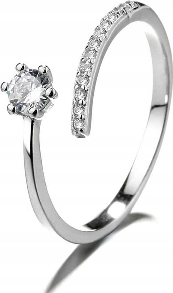 Anello di fidanzamento in argento da donna REGULAR RING Immagine del prodotto 