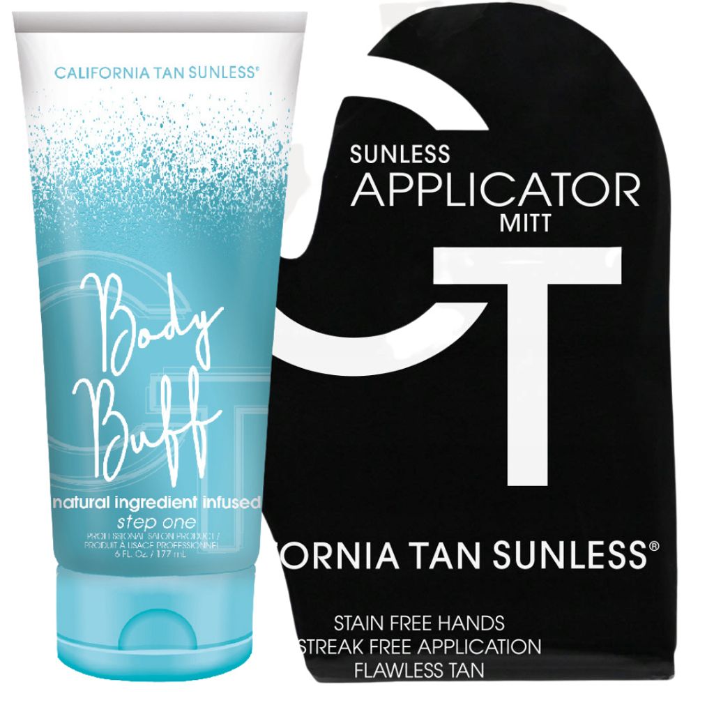 California Tan Body Buff Selbstbräuner + Handschuh