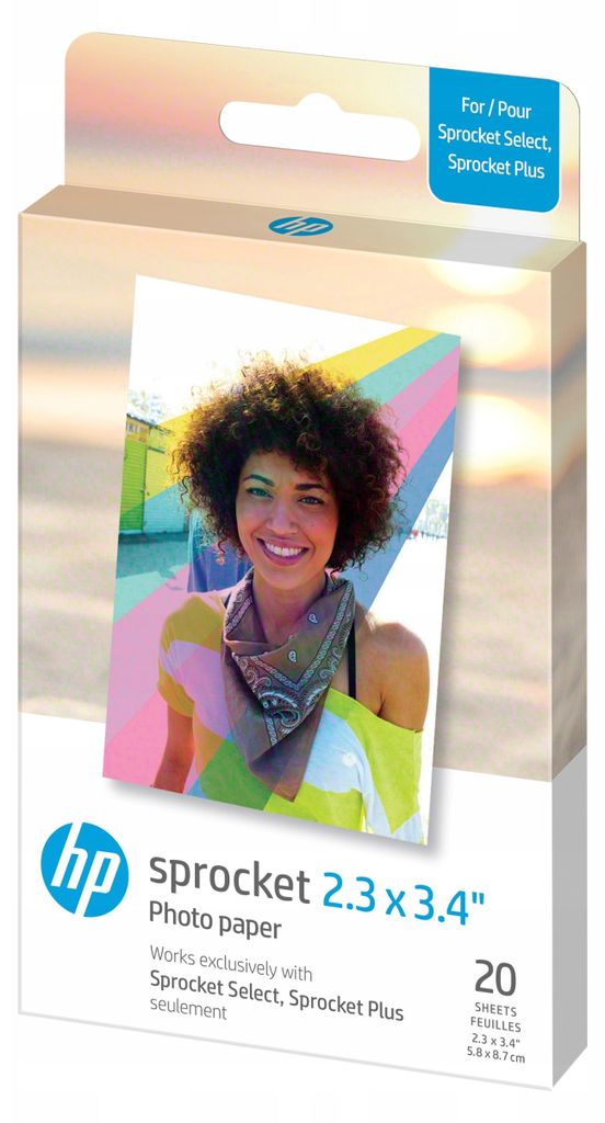 HP Sprocket Select 20 Pack.Papier 2.3x3.4 (HPIZL2X320)