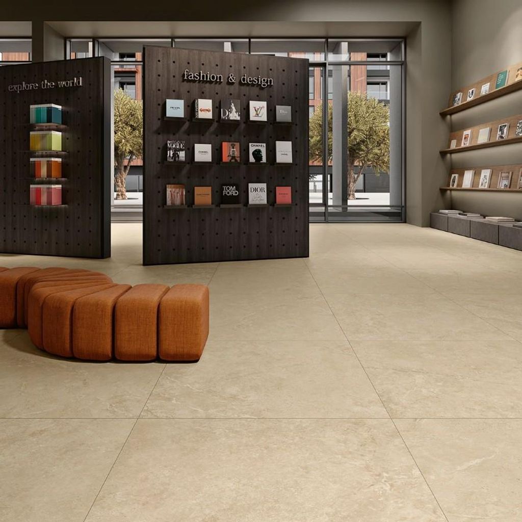 Fliesen Steinoptik Beige 60x120 cm CASA39 Margres Pure Stone