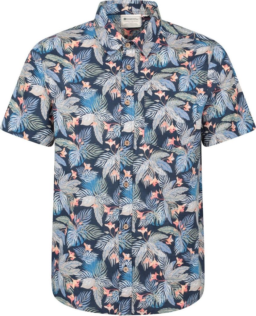 Mountain Warehouse - Hemd für Herren kurzärmlig MW1131 (S) (Blau)
